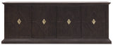 Driftwood Entertainment Credenza Burnt Timber - Dark Brown by Hooker Furniture - View 6