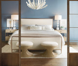 Westwood Queen Upholstered Metal Bed - Beige / Gold by Hooker Furniture - View 4