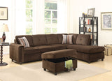 Belville - Sectional Sofa (Reversible w/Pillows) | Home Elegance USA