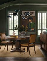 Archives Round Pedestal Dining Table - Dark Brown by Hooker Furniture - View 6