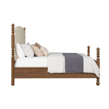 Azalea King Upholstered Bed - Walnut | Flexsteel