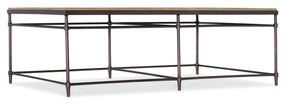 Saint Armand Rectangular Coffee Table - Light Brown by Hooker Furniture - View 1