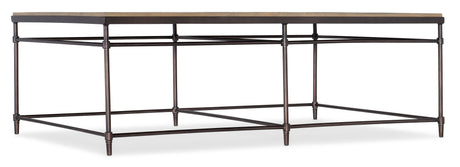 Saint Armand Rectangular Coffee Table - Light Brown by Hooker Furniture - View 1