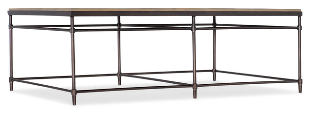 Saint Armand Rectangular Coffee Table - Light Brown by Hooker Furniture - View 1