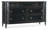 Charleston Seven-Drawer Dresser - Black by Hooker Furniture - View 1