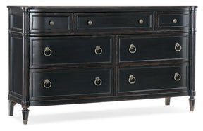 Charleston Seven-Drawer Dresser - Black by Hooker Furniture - View 1