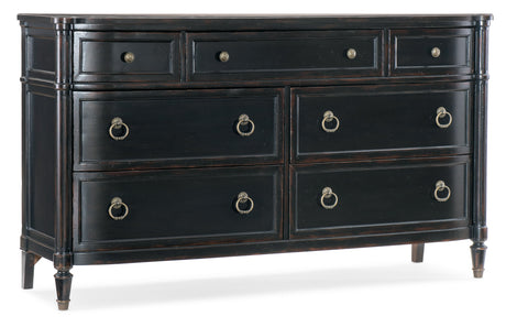 Charleston Seven-Drawer Dresser - Black by Hooker Furniture - View 1