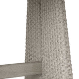 Harbor Herringbone Indoor-Outdoor Dining Table - Light Brown by Uttermost - View 7
