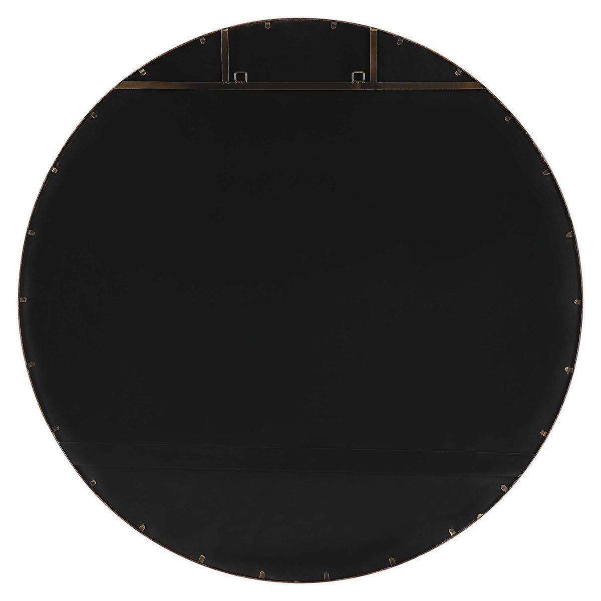 Junius Large Round Mirror - Gold / Silver by Uttermost - View 6