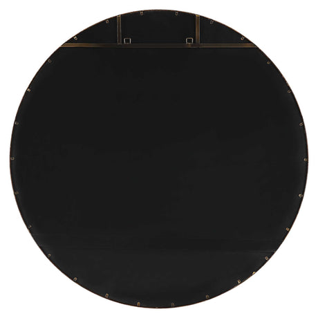 Junius Large Round Mirror - Gold / Silver by Uttermost - View 6