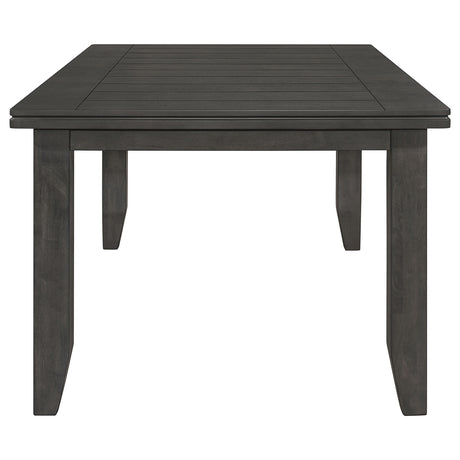 Dexter Grey and Dark Grey 5-piece Rectangular Dining Set - sold by Home Elegance USA