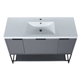 48 Inch Freestanding Bathroom Vanity With Resin Basin,48x18 - BVA01148RG - W99951397 - image - 25