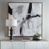 Looping Eternity Framed Abstract Art - Gray by Uttermost - View 2