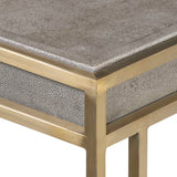 Cardew Modern Console Table Silver & Gold - Silver / Gold by Uttermost - View 8