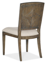Sundance Carved Back Side Chair - Beige / Light Brown by Hooker Furniture - View 4