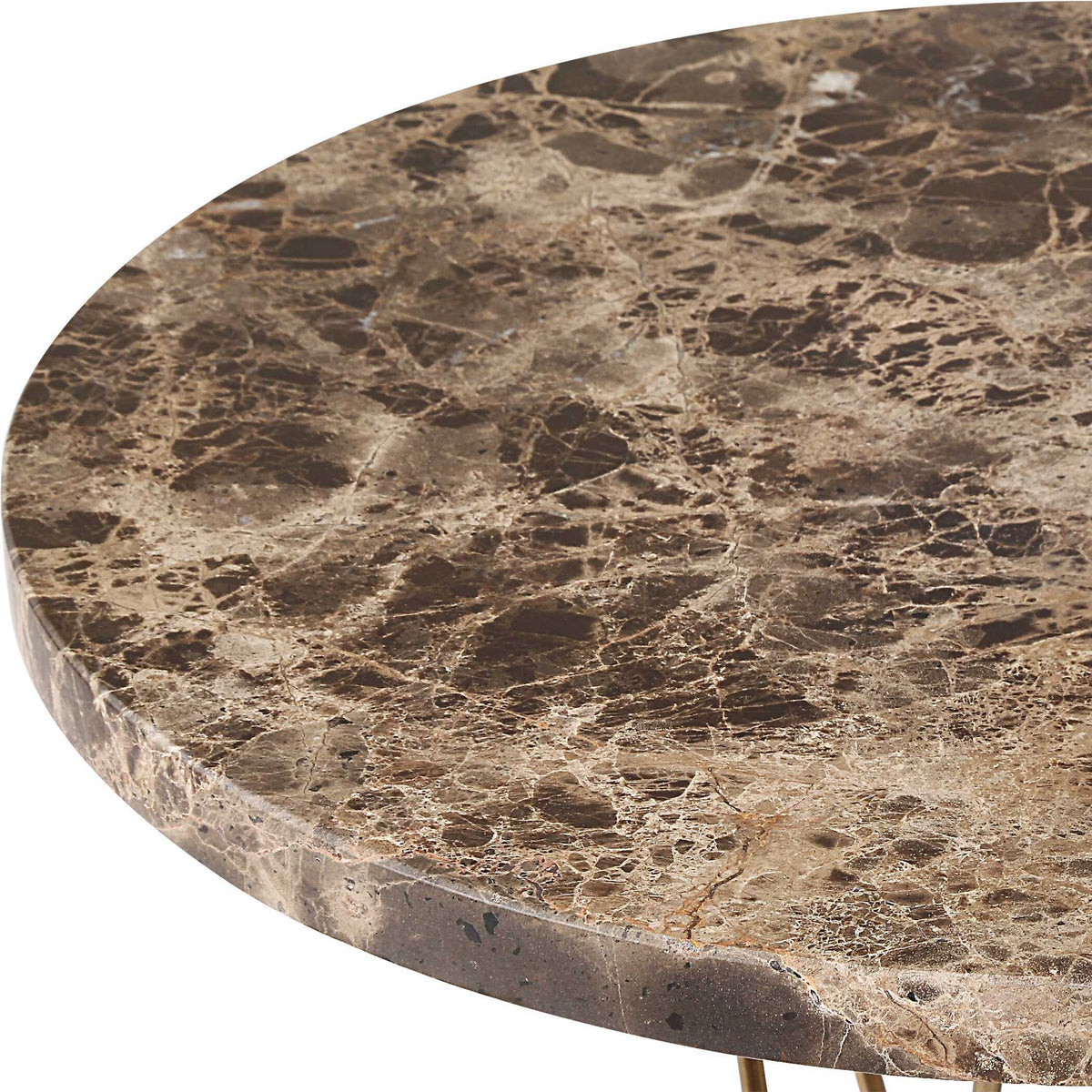 Levitate Marble Accent Table - Dark Brown by Uttermost - View 5