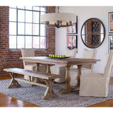 Stratford Salvaged Wood Dining Table - Light Brown by Uttermost - View 9