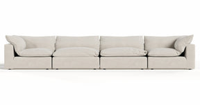 Garman - Modern Light Grey Modular Sectional Sofa-4-Piece Sectional - View Image 1