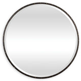 Benedo Round Mirror - Black by Uttermost - View 1