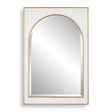 Crisanta Gloss White Arch Mirror by Uttermost - View 1