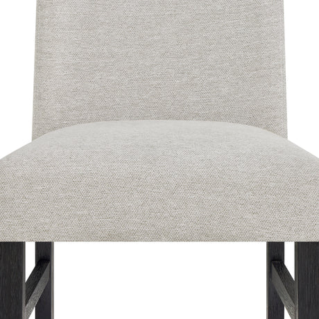 7pc Dining Set Contemporary Style White Faux Marble Rectangular Table Full Back Upholstered Chairs Light Gray Black Finish Dining Room Wooden Furniture - sold by Home Elegance USA