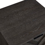 Barrett Oak Cabinet Dark Charcoal - Black by Uttermost - View 11