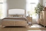 Vineyard Row King Upholstered Bed Beige / White - Light Brown / White by Hooker Furniture - View 2
