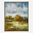 John's Field Framed Landscape Art - Beige / Blue by Uttermost - View 1