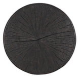 Commerce And Market Carved Stump Side Table - Black by Hooker Furniture - View 11