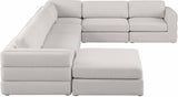 Beckham - Modular Sectional 7 Piece - Beige - Fabric | Home Elegance USA