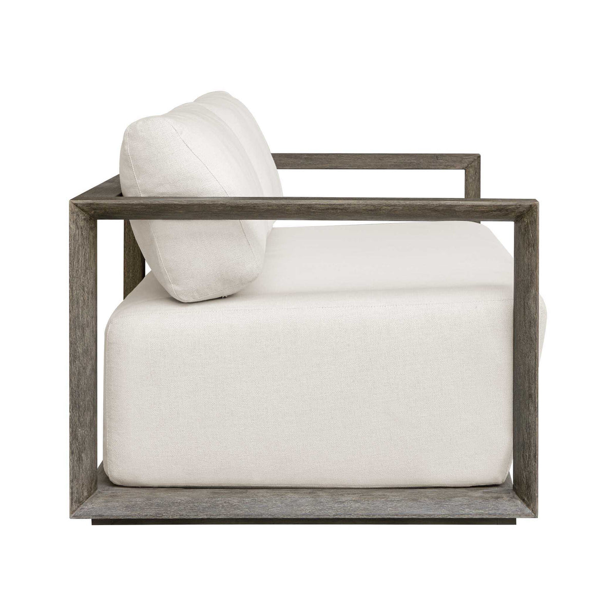 Remsen Outdoor Sofa Gray / Oyster White - White / Dark Gray by Uttermost - View 4