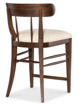 Archives Counter Stool - Dark Brown / Beige by Hooker Furniture - View 6