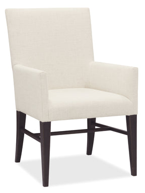 Driftwood Fabric Upholstered Arm Chair (Set of 2) Burnt Timber / Beige - Black / Beige by Hooker Furniture - View 1