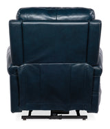Eisley Power Recliner With Power Headrest, Lumbar And Lift - Blue by Hooker Furniture - View 4