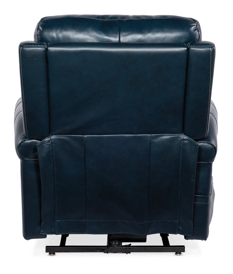 Eisley Power Recliner With Power Headrest, Lumbar And Lift - Blue by Hooker Furniture - View 4