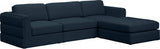 Beckham - Modular Sectional 4 Piece - Navy | Home Elegance USA