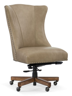 Lynn Executive Swivel Tilt Chair - Light Brown by Hooker Furniture - View 1