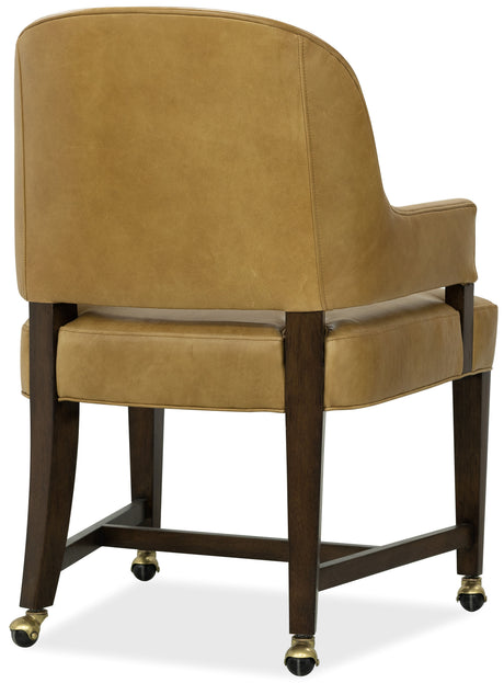 Archives Game/Dining Chair - Light Brown / Dark Brown by Hooker Furniture - View 6