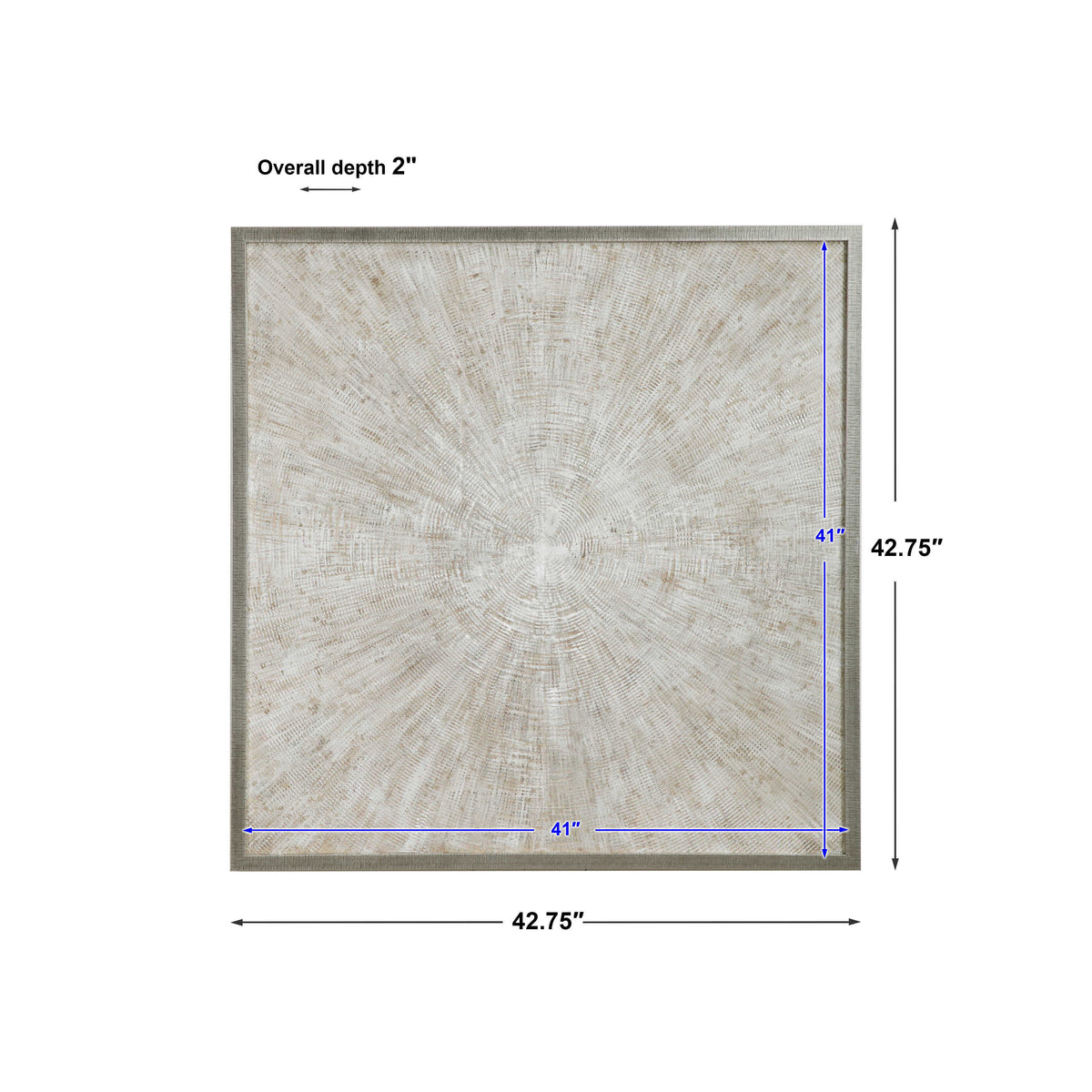 Mesmerize Abstract Art - Light Gray / Beige by Uttermost - View 7