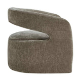Breis Swivel Barrel Chair - Dark Gray by Uttermost - View 5