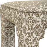 Satoria Upholstered Small Bench - Green by Uttermost - View 5