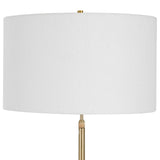 Prominence Brass Floor Lamp - Yellow by Uttermost - View 6
