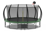 16FT Trampoline with Basketball Hoop - Recreational Trampolines with Ladder ,Shoe Bag and Galvanized Anti - Rust Coating - K1163S00007 - image - 1