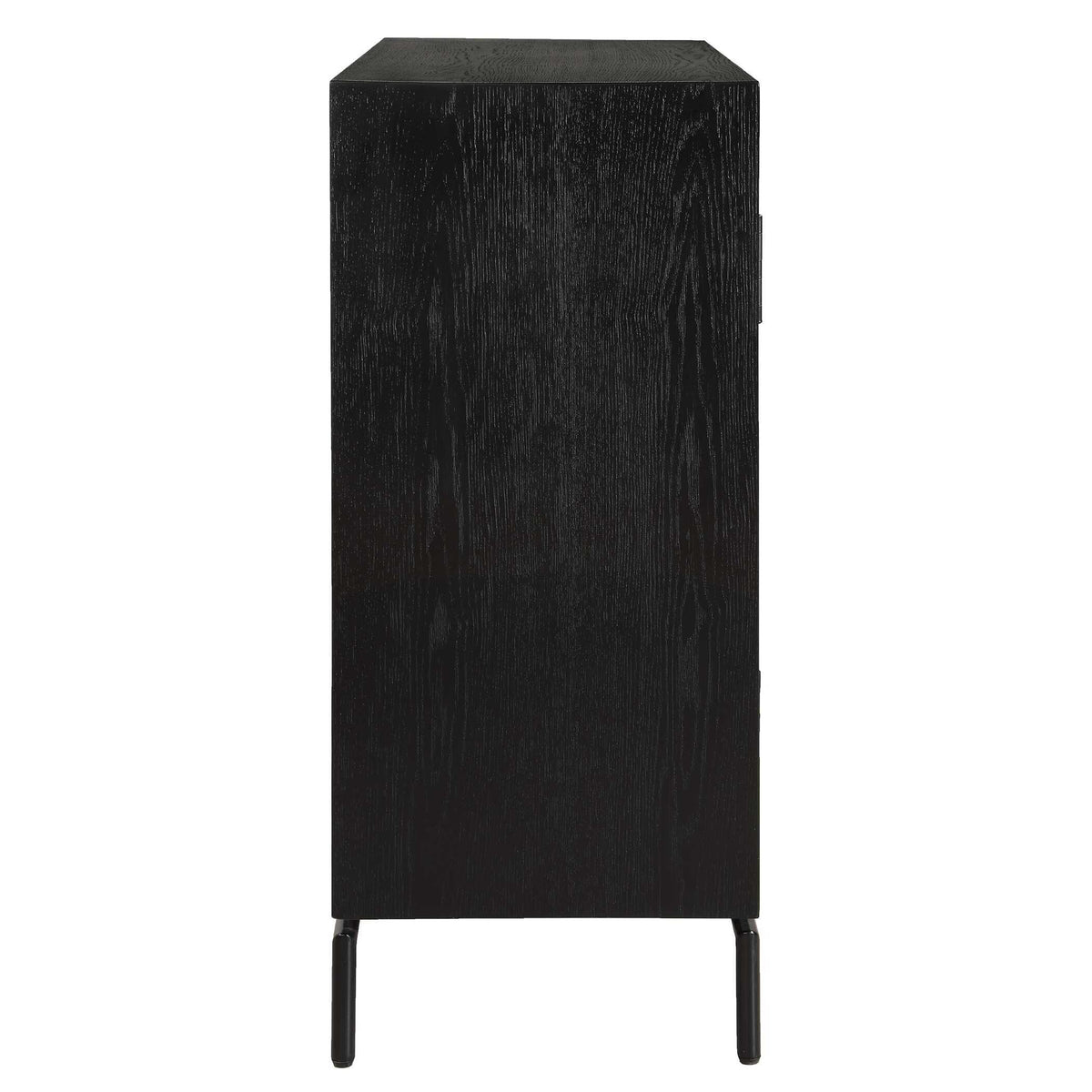 Briseis 2 Door Cabinet - Black by Uttermost - View 7