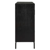 Briseis 2 Door Cabinet - Black by Uttermost - View 7
