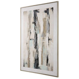 Placidity Hand Painted Abstract Art - Beige by Uttermost - View 4
