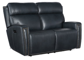 Ruthe Zero Gravity Power Recline Loveseat With Power Headrest - Blue by Hooker Furniture - View 1