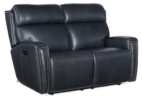 Ruthe Zero Gravity Power Recline Loveseat With Power Headrest - Blue by Hooker Furniture - View 1