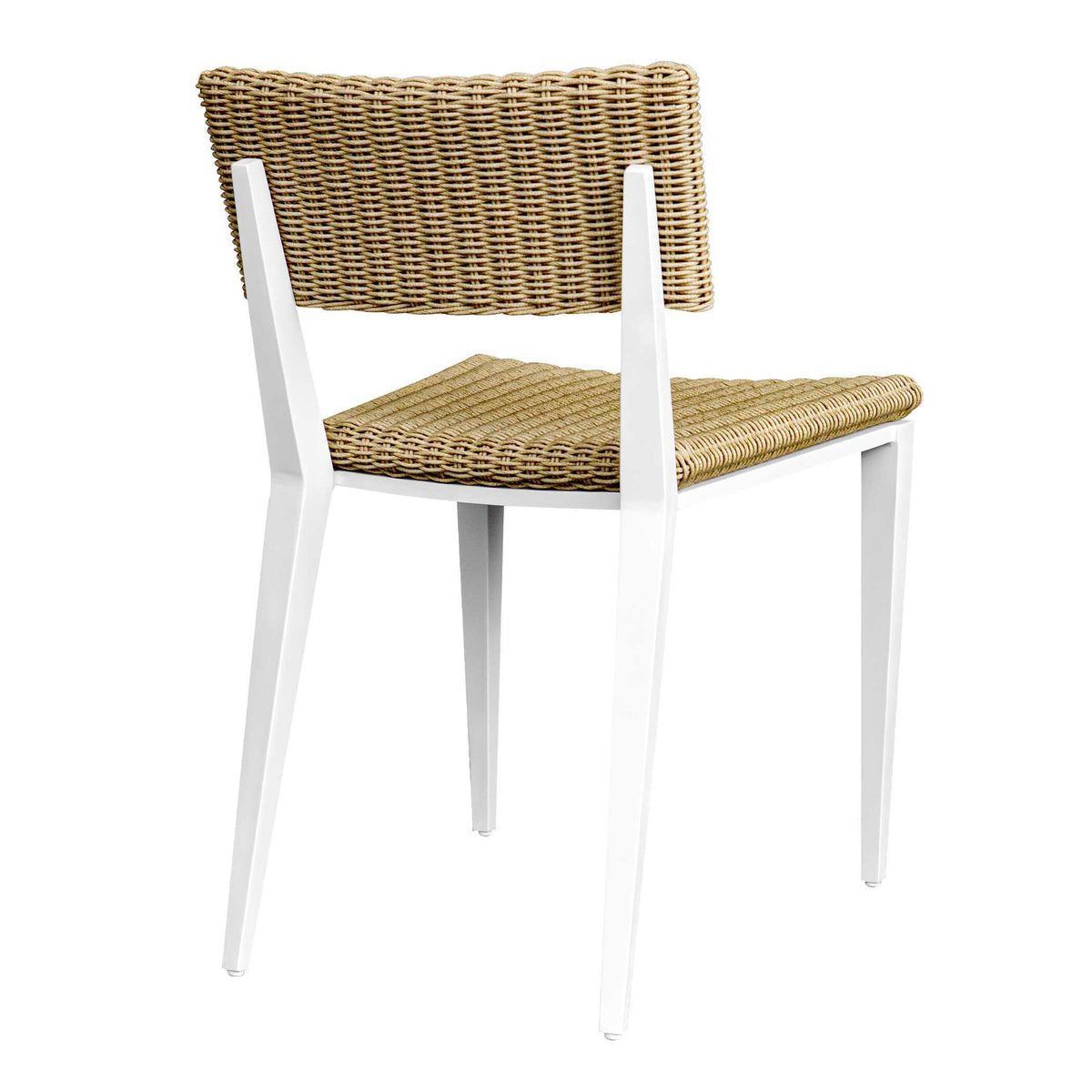 Calbas Outdoor Dining Chair White / Woodtone - White / Light Brown by Uttermost - View 7