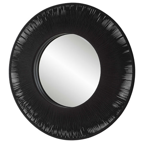 Sailor's Knot Round Mirror - Black by Uttermost - View 4